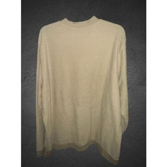 Adidas Men's Core Crew Golf Sweatshirt Size XXL Beige - Picture 4 of 5